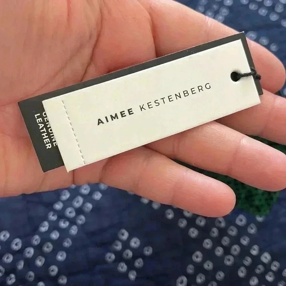 Aimee Kestenberg Melbourne Genuine Leather Wallet in Emerald Snake - Picture 4 of 7